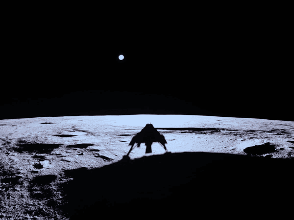 The first photos taken by Blue Ghost after its lunar landing have been released.